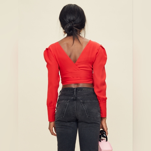 LPA crop top - Top 434 in candy red, size XS - Picture 3 of 7